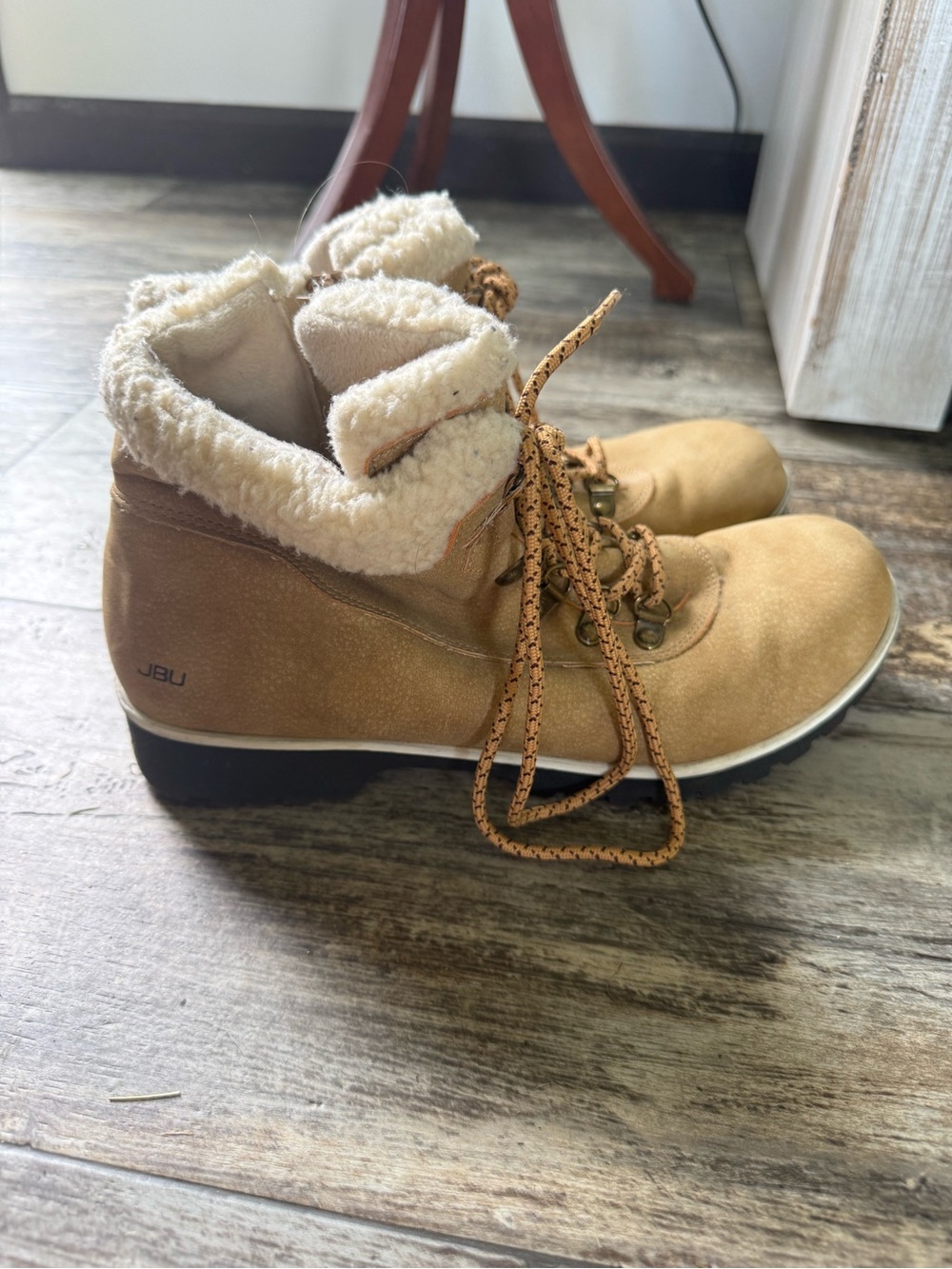 2 for $30 sale: JBU blue creek tan water resistant boots side zipper